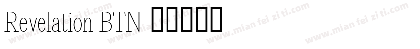 Revelation BTN字体转换